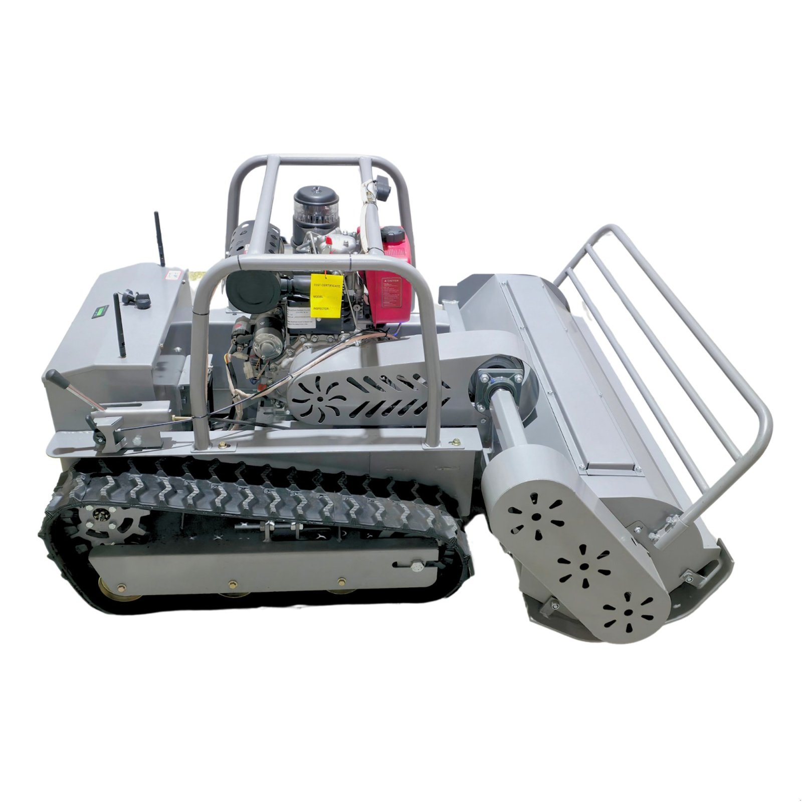 Rasenmäher des Typs AMD AMD-R120 Ferngesteuerter Diesel-Raupenmulcher, Schlegelmulcher - 1200 mm Schnittbreite, Neumaschine in Arbing (Bild 15)